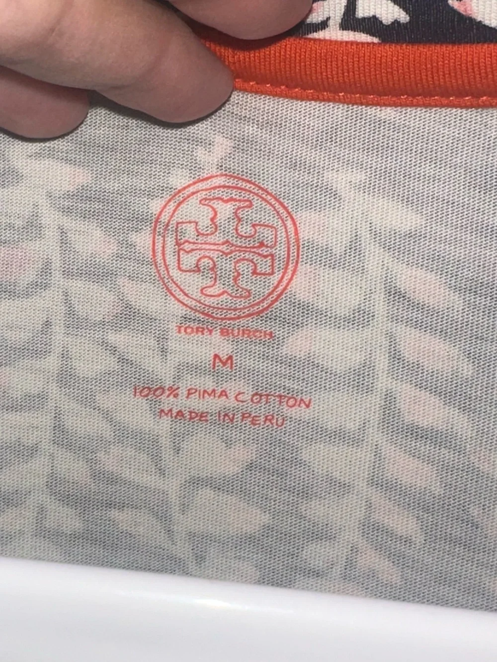 Tory Burch Pima Cotton Tee Medium